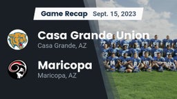 Recap: Casa Grande Union  vs. Maricopa  2023