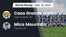 Recap: Casa Grande Union  vs. Mica Mountain  2023