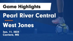 Pearl River Central  vs West Jones  Game Highlights - Jan. 11, 2024
