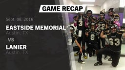 Recap: Eastside Memorial  vs. Lanier  2016