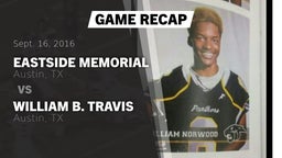 Recap: Eastside Memorial  vs. William B. Travis  2016