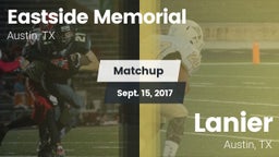 Matchup: Eastside Memorial vs. Lanier  2017