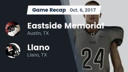 Recap: Eastside Memorial  vs. Llano  2017