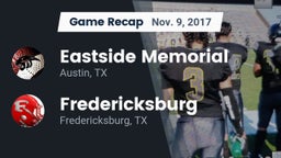 Recap: Eastside Memorial  vs. Fredericksburg  2017