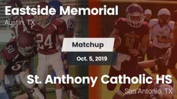 Matchup: Eastside Memorial vs. St. Anthony Catholic HS 2019