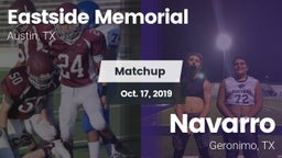 Matchup: Eastside Memorial vs. Navarro  2019
