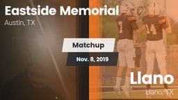 Matchup: Eastside Memorial vs. Llano  2019