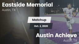 Matchup: Eastside Memorial vs. Austin Achieve 2020