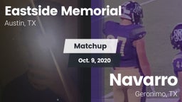 Matchup: Eastside Memorial vs. Navarro  2020