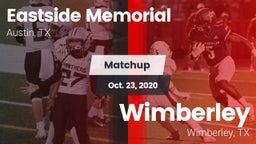 Matchup: Eastside Memorial vs. Wimberley  2020