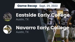 Recap: Eastside Early College  vs. Navarro Early College  2022