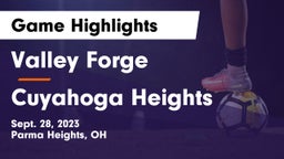 Valley Forge  vs Cuyahoga Heights  Game Highlights - Sept. 28, 2023