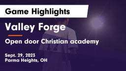 Valley Forge  vs Open door Christian academy Game Highlights - Sept. 29, 2023