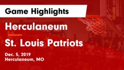 Herculaneum  vs St. Louis Patriots Game Highlights - Dec. 5, 2019