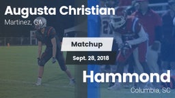 Matchup: Augusta Christian vs. Hammond  2018