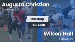 Matchup: Augusta Christian vs. Wilson Hall  2018
