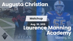 Matchup: Augusta Christian vs. Laurence Manning Academy  2019