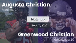 Matchup: Augusta Christian vs. Greenwood Christian  2020