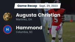 Recap: Augusta Christian  vs. Hammond  2023
