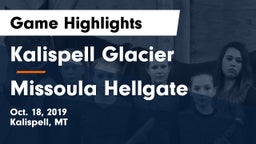 Kalispell Glacier  vs Missoula Hellgate  Game Highlights - Oct. 18, 2019