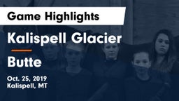 Kalispell Glacier  vs Butte  Game Highlights - Oct. 25, 2019