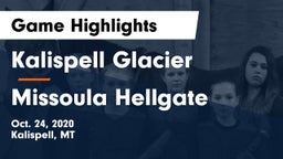 Kalispell Glacier  vs Missoula Hellgate  Game Highlights - Oct. 24, 2020
