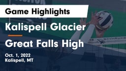 Kalispell Glacier  vs Great Falls High Game Highlights - Oct. 1, 2022