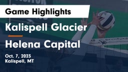 Kalispell Glacier  vs Helena Capital  Game Highlights - Oct. 7, 2023