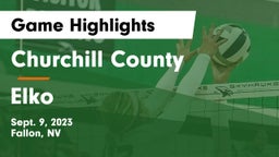 Churchill County  vs Elko  Game Highlights - Sept. 9, 2023