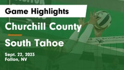 Churchill County  vs South Tahoe  Game Highlights - Sept. 22, 2023