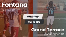 Matchup: Fontana  vs. Grand Terrace  2019