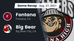 Recap: Fontana  vs. Big Bear  2021