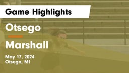 Otsego  vs Marshall  Game Highlights - May 17, 2024