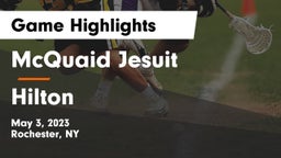 McQuaid Jesuit  vs Hilton  Game Highlights - May 3, 2023