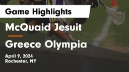 McQuaid Jesuit  vs Greece Olympia  Game Highlights - April 9, 2024