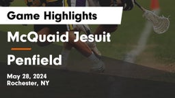 McQuaid Jesuit  vs Penfield  Game Highlights - May 28, 2024