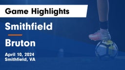 Smithfield  vs Bruton  Game Highlights - April 10, 2024