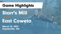 Starr's Mill  vs East Coweta  Game Highlights - March 25, 2022