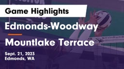 Edmonds-Woodway  vs Mountlake Terrace Game Highlights - Sept. 21, 2023