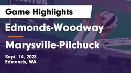 Edmonds-Woodway  vs Marysville-Pilchuck Game Highlights - Sept. 14, 2023