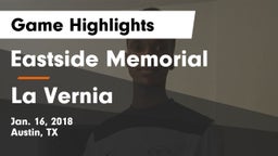 Eastside Memorial  vs La Vernia  Game Highlights - Jan. 16, 2018