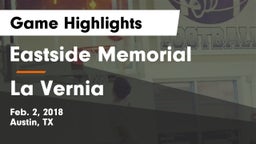 Eastside Memorial  vs La Vernia  Game Highlights - Feb. 2, 2018