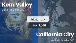 Matchup: Kern Valley High vs. California City  2017