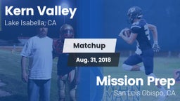 Matchup: Kern Valley High vs. Mission Prep 2018