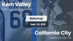 Matchup: Kern Valley High vs. California City  2018