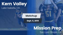 Matchup: Kern Valley High vs. Mission Prep 2019