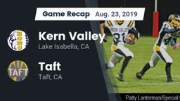 Recap: Kern Valley  vs. Taft  2019