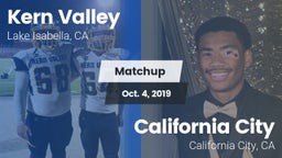 Matchup: Kern Valley High vs. California City  2019