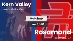 Matchup: Kern Valley High vs. Rosamond  2019