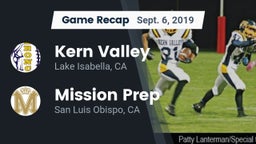 Recap: Kern Valley  vs. Mission Prep 2019
